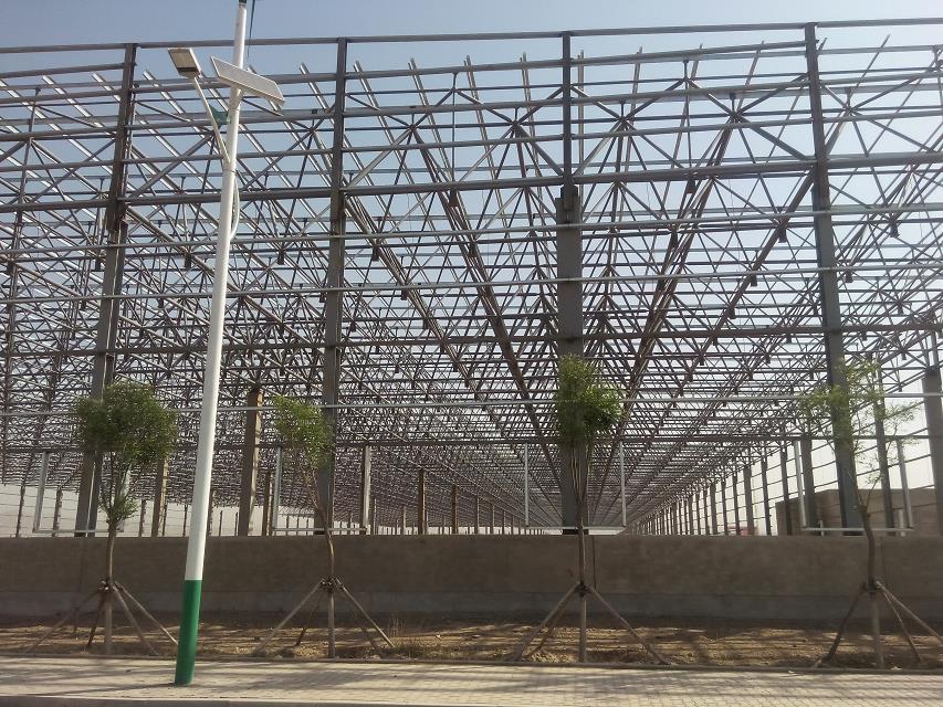 临江汽车工业厂房网架