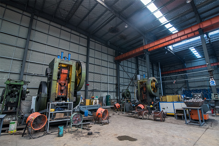 临江网架配件-锥头加工车间